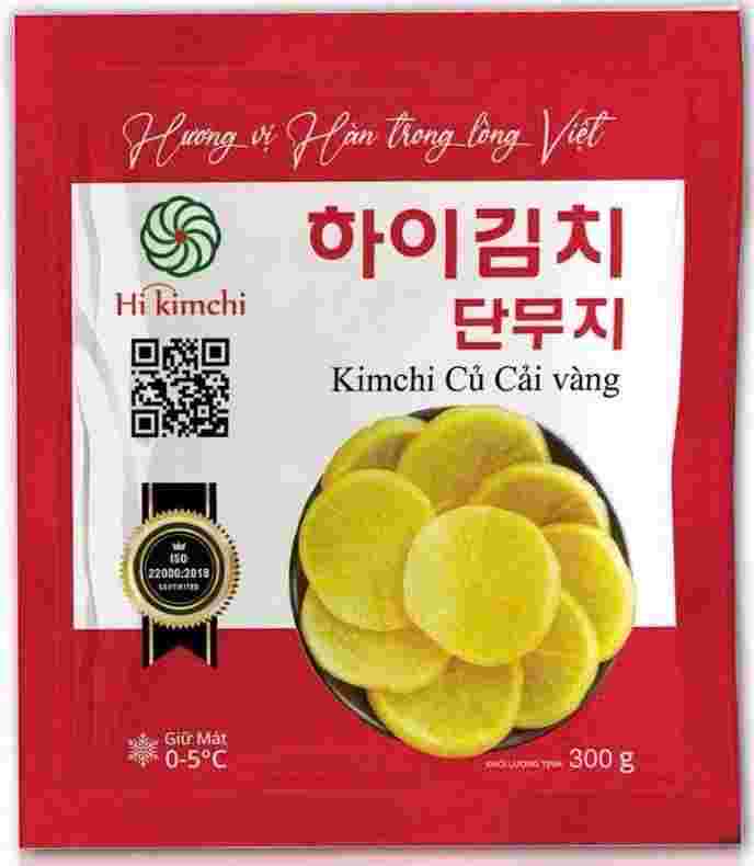 Kimchi củ cải vàng 300g